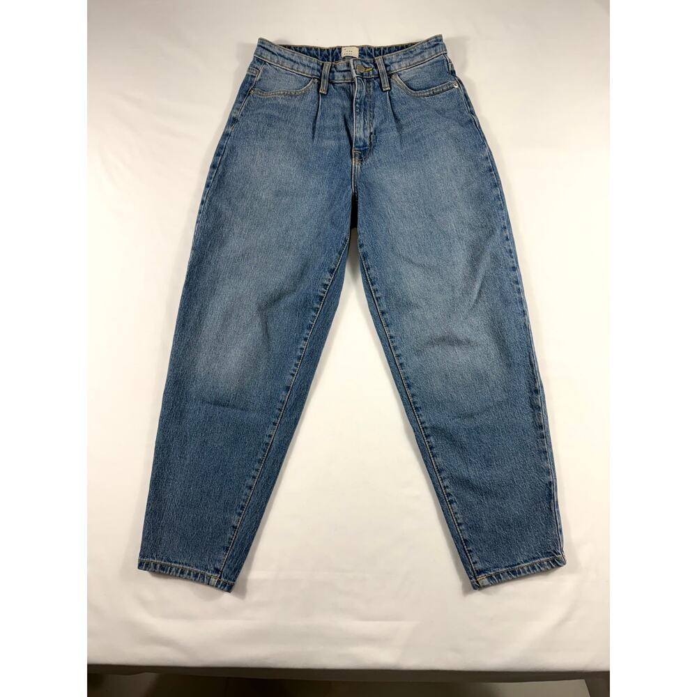 A New Day Jeans Women's Blue Denim 4/27 Cotton High Rise Ankle Mom Y2K - Picture 8 of 10